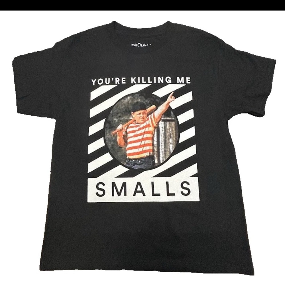 Unisex Sandlot Kids Black Graphic Tee